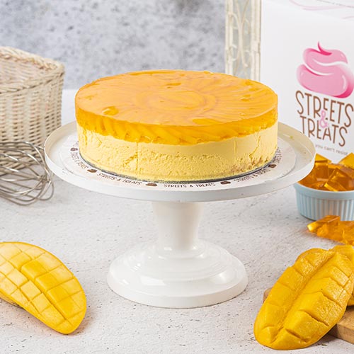  Seasonal Mango Mousse Cake 